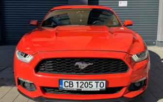 coupe Ford  Mustang 2016 Червен