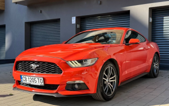 coupe Ford  Mustang 2016 Червен